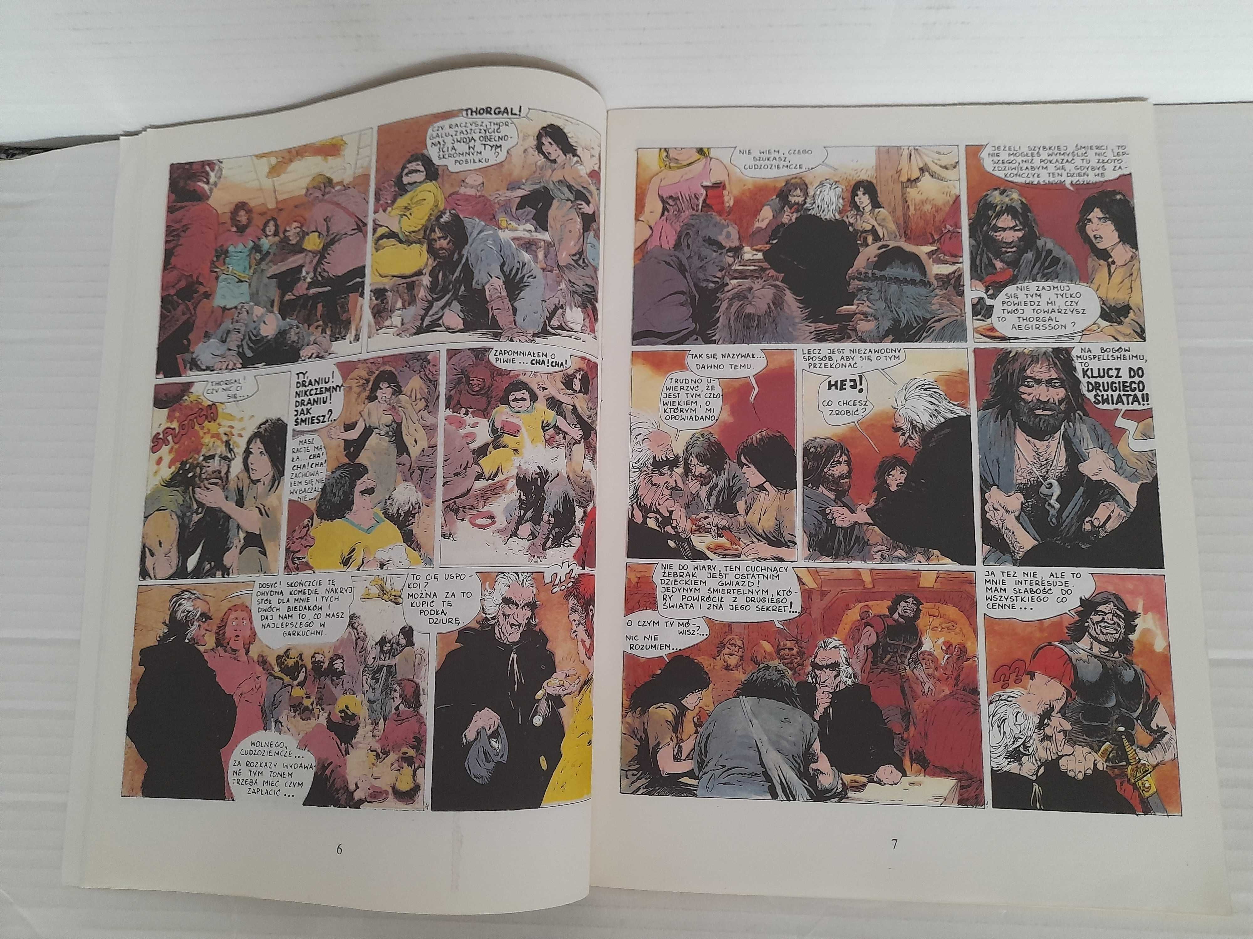 Komiks THORGAL PONAD KRAINĄ CIENI ORBITA 1990 wyd. 1 Rosiński Stan BDB