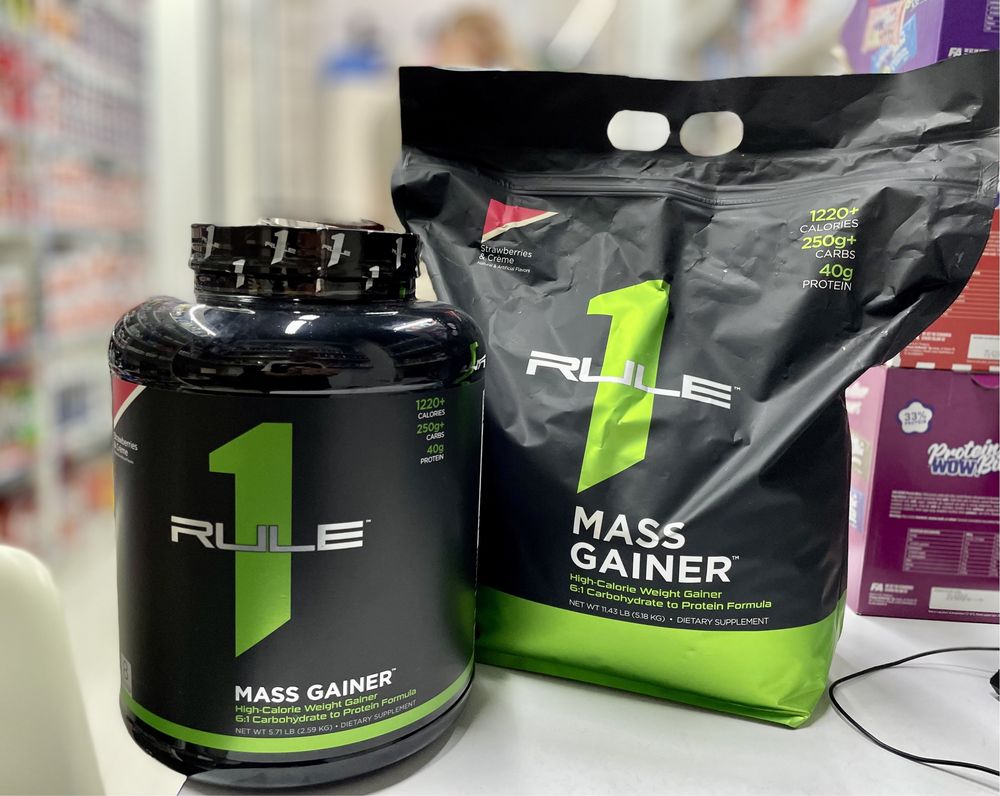 Rule 1 mass gainer гейнер 2.6кг, 5.2кг