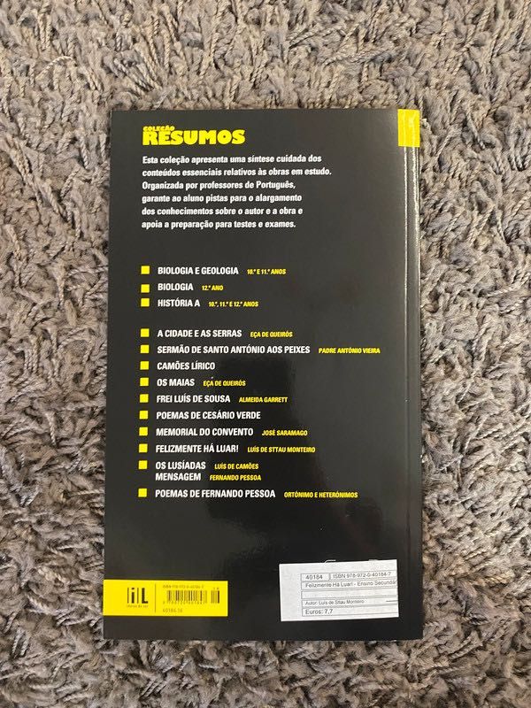 Livro de Resumos - Felizmente há luar! - Luís de Sttau Monteiro