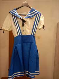 mundurek japoński szkolny cosplay