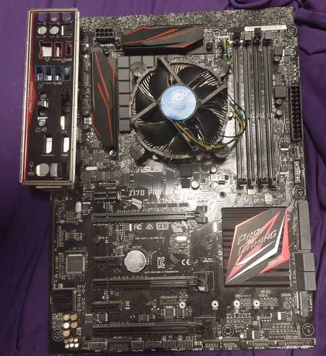 Комплект asus z170 pro gaming і5 7600