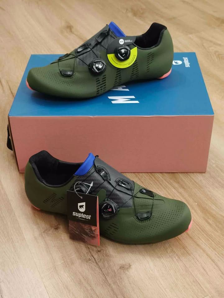 Sapatos de estrada Suplest Road Edge+ Pro MAAP Carbon "Novos"