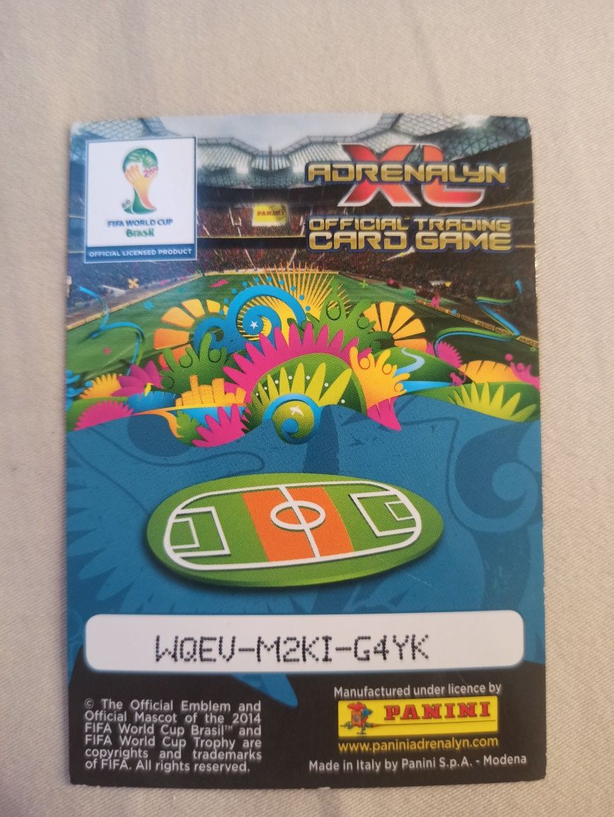 Karta panini adrenalyn XL FIFA world cup