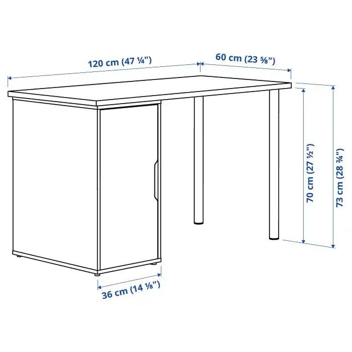 Стіл з тумбою Ikea Alex