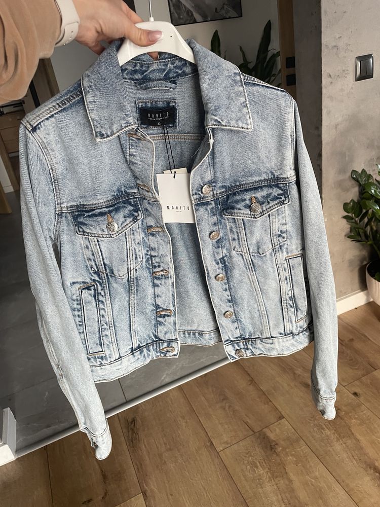 Mohito katana kurtka jeansowa denim 32 XS 34