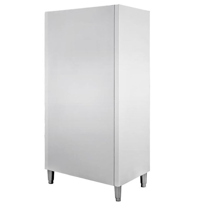 Szafa gastronomiczna Mega-M 2-drzwiowa 80x60x180 cm stal nierdzewna