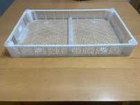 Skrzynki plastikowe ażurowe 50x30x6,5 cm na owoce borówki, maliny
