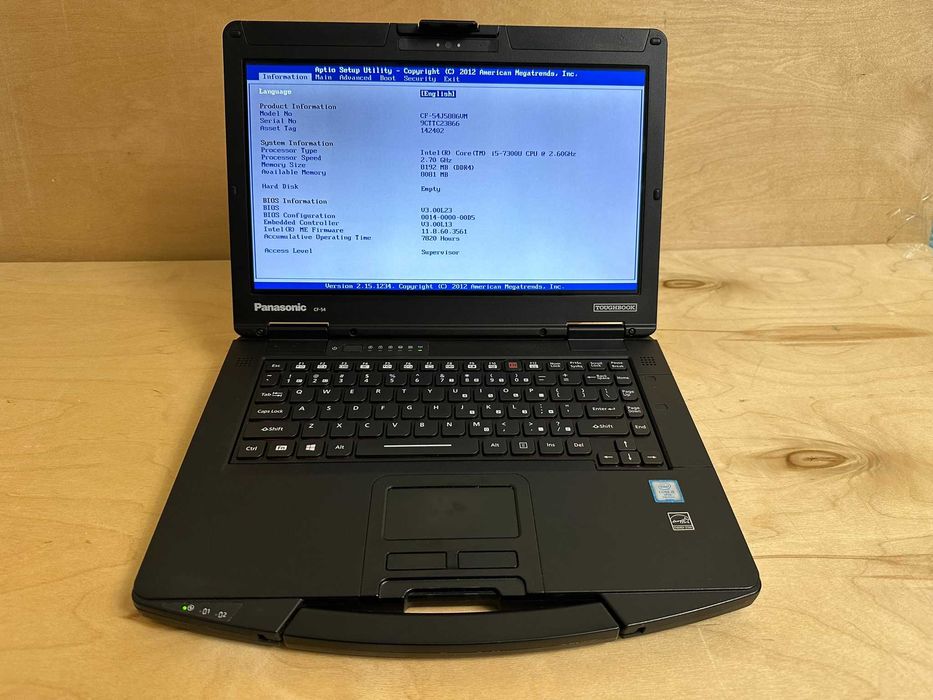 Ноутбук Panasonic Toughbook CF-54 MK3 FHD Touchscreen i5-7300U 8GB