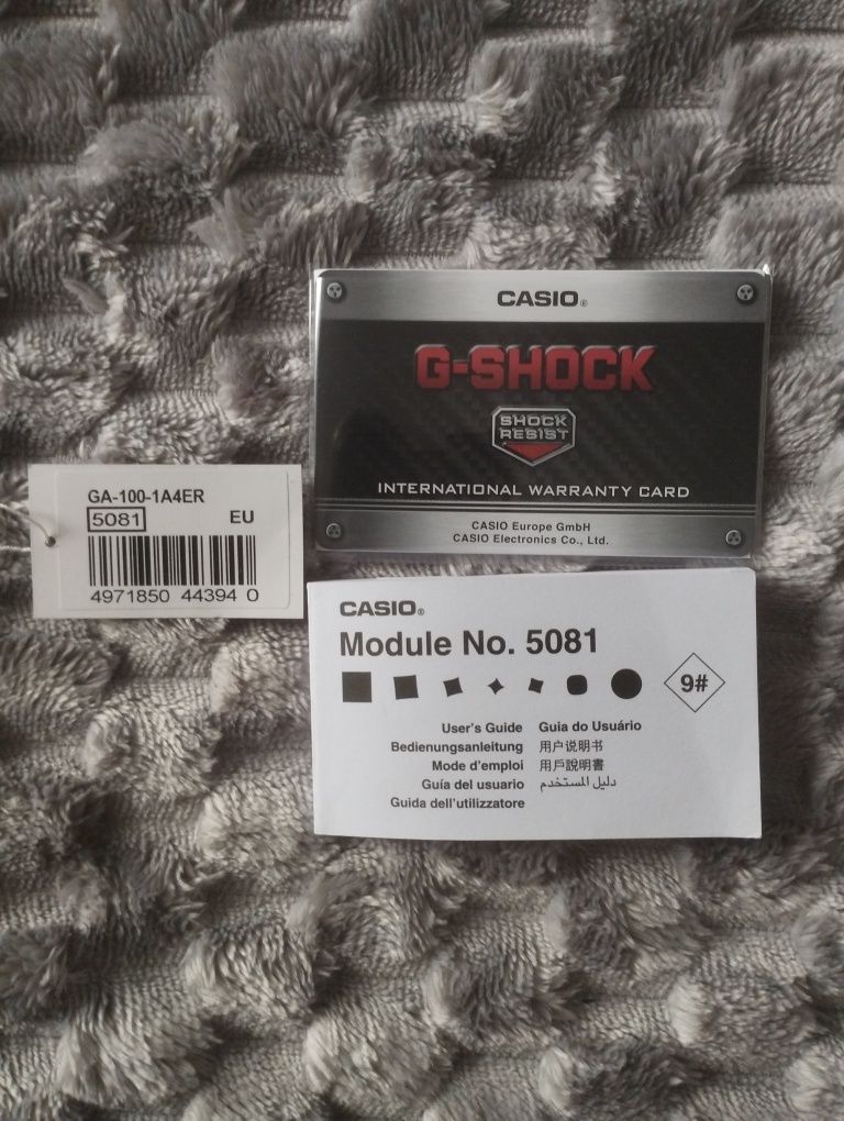 Годинник CASIO G-Shock GA-100-1A4ER