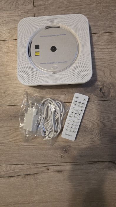 Odtwarzacz CD z Bluetooth 5.0, stacjonarny odtwarzacz CD,radio, aux