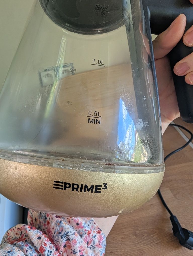Szklany czajnik na wodę prime3