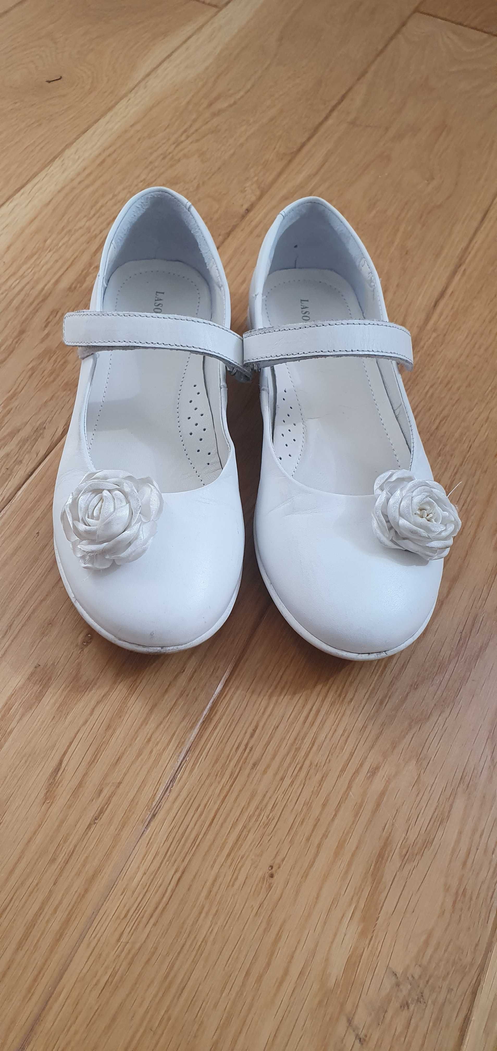 Buty komunijne skórzane rozm. 35