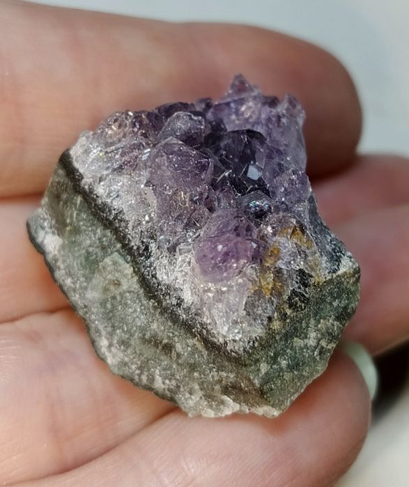 Ametyst szczotka kamień minerał