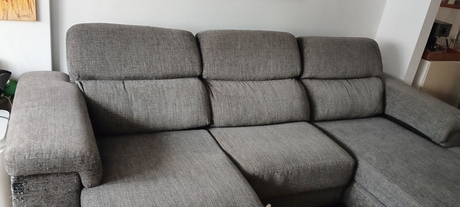 Sofá de grandes dimensões chaise longue