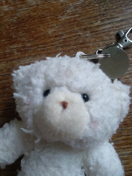 Металлический брелок, обвес на сумку для ключей мишка