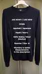 Uniqlo  Japoński męski sweter z wełny, 100% Wełna (Merino), Roz. M