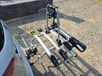 Nowy, uchylny bagażnik rowerowy, platforma na hak, 4 rowery, 60 kg