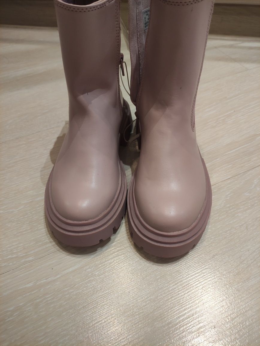 Zara Челси ботинки, полуботинки для девочки.  31 размер