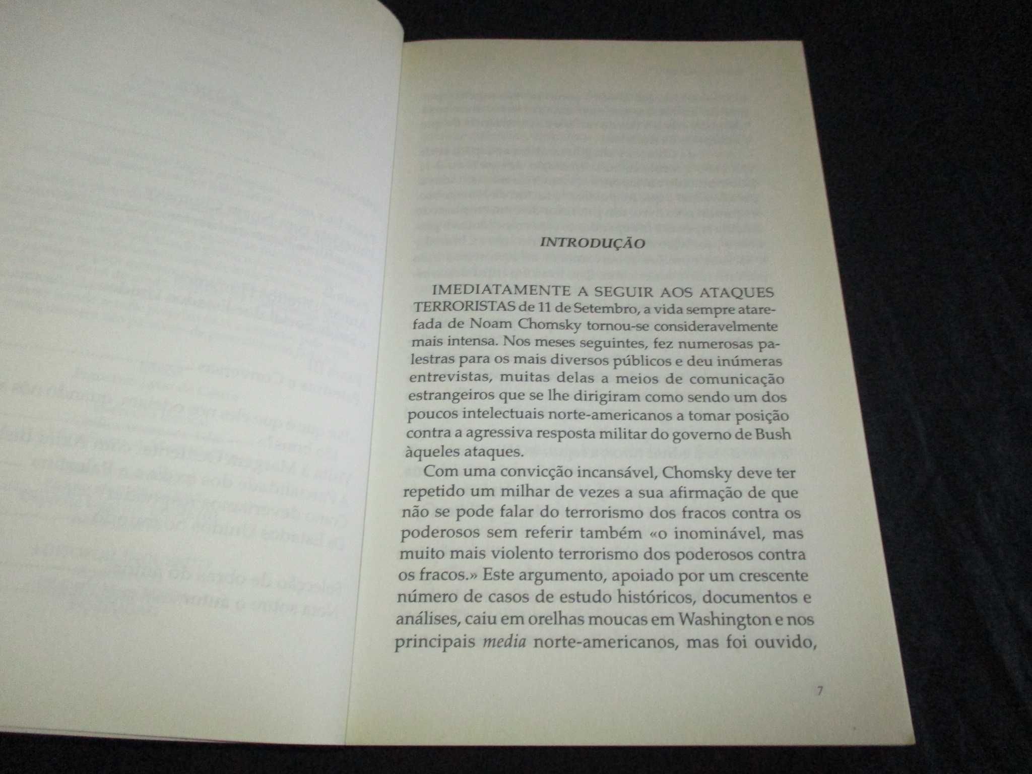 Livro Poder e Terror Noam Chomsky