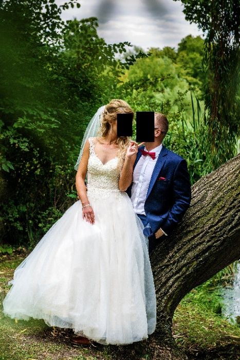 Suknia ślubna "Agnes" jak nowa