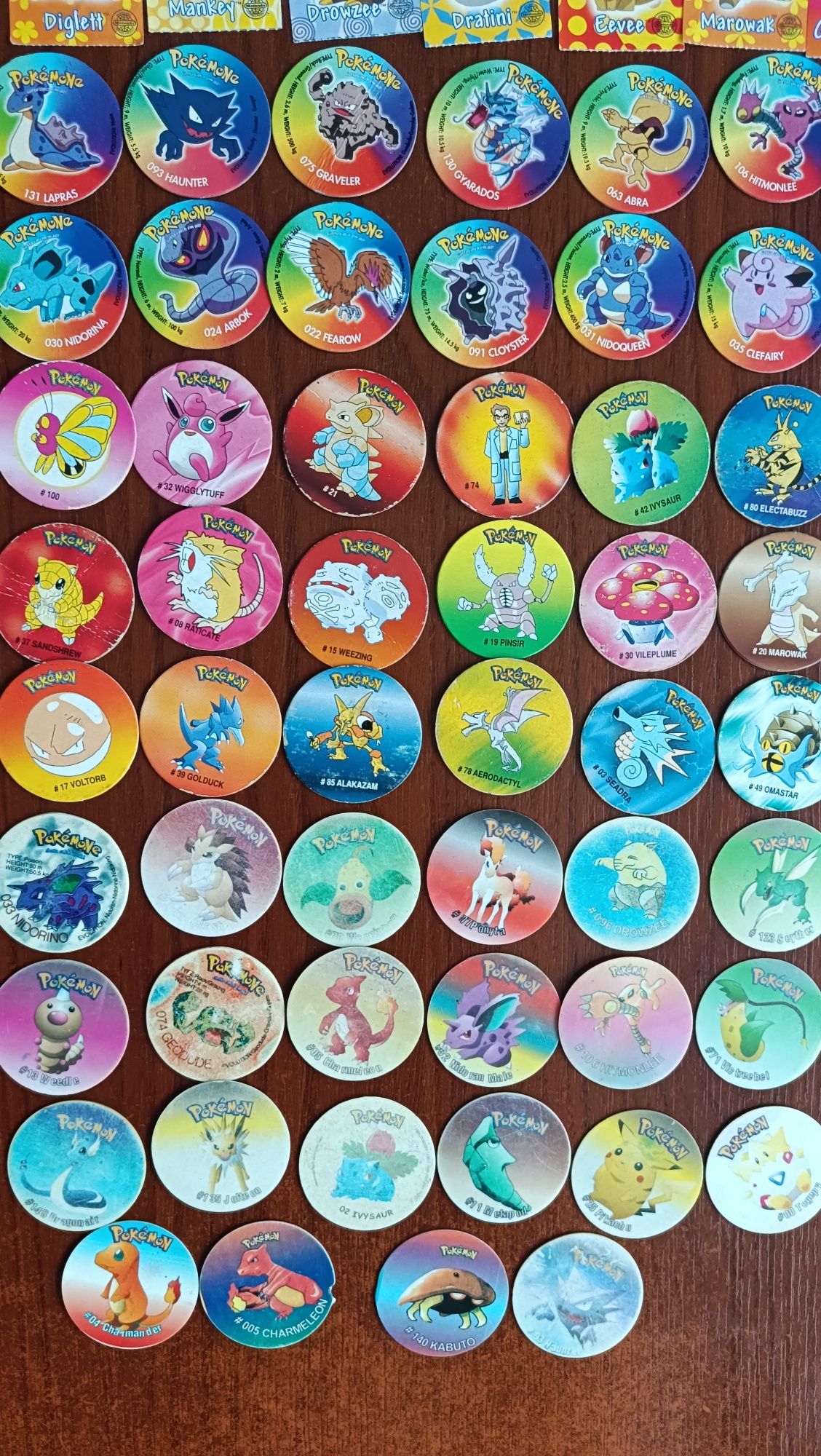 Pokemon tazo caps taso 4 boomer