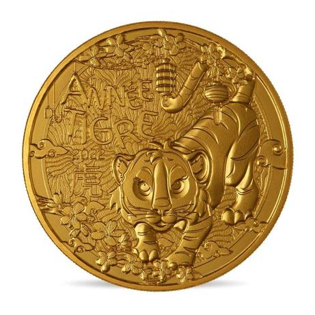 Moneta 1/4 Euro Rok Tygrysa