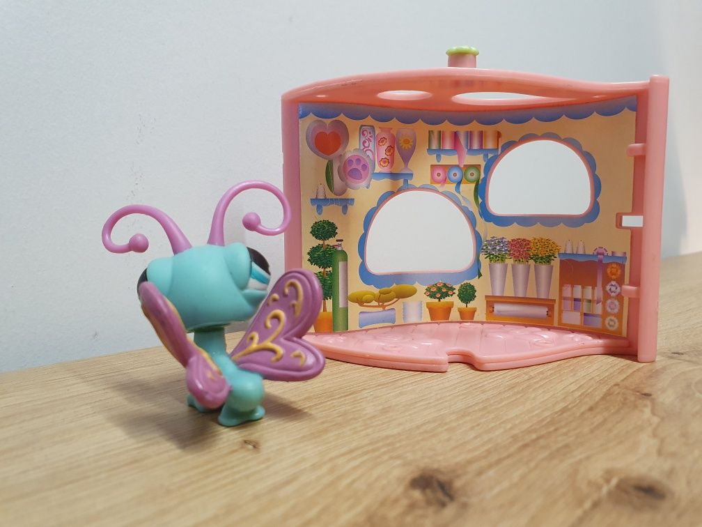 Motyl kwiaciarnia LPS Littlest Pet Shop domek