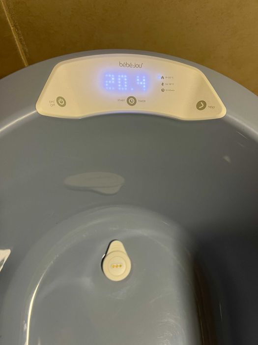 Conjunto de Banheira de Bebé Bebe Jou Led Sense Sky Blue