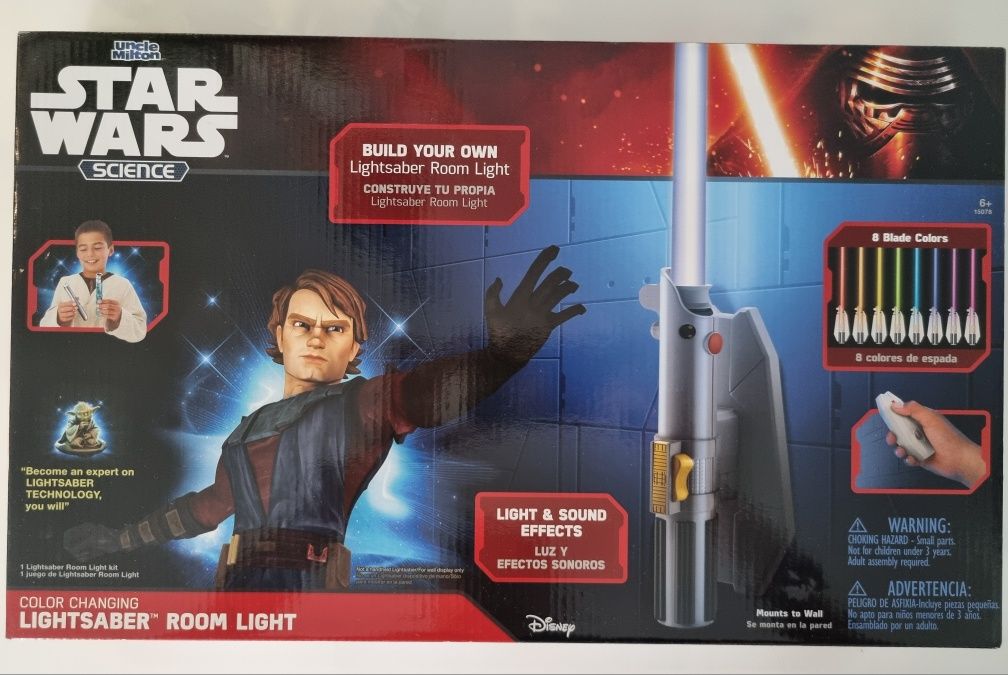 Miecz Star Wars lampka