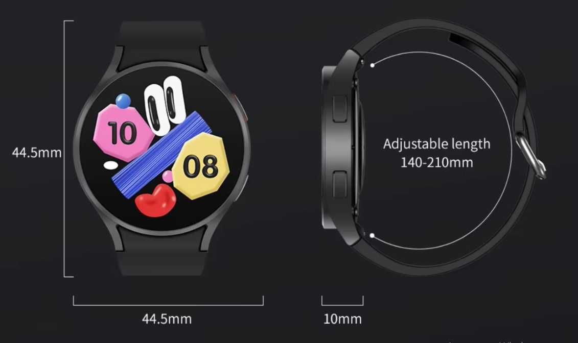 Smartwatch M10 Asystent Głosowy, Tętno,Krokomierz,Ekran 1.39" ttst1474