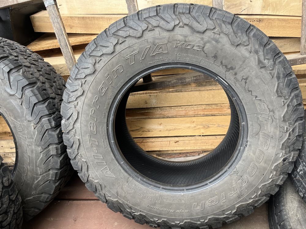 Opony 33cale BF Goodrich Allterrain 285/70/17 4 w cenie 1