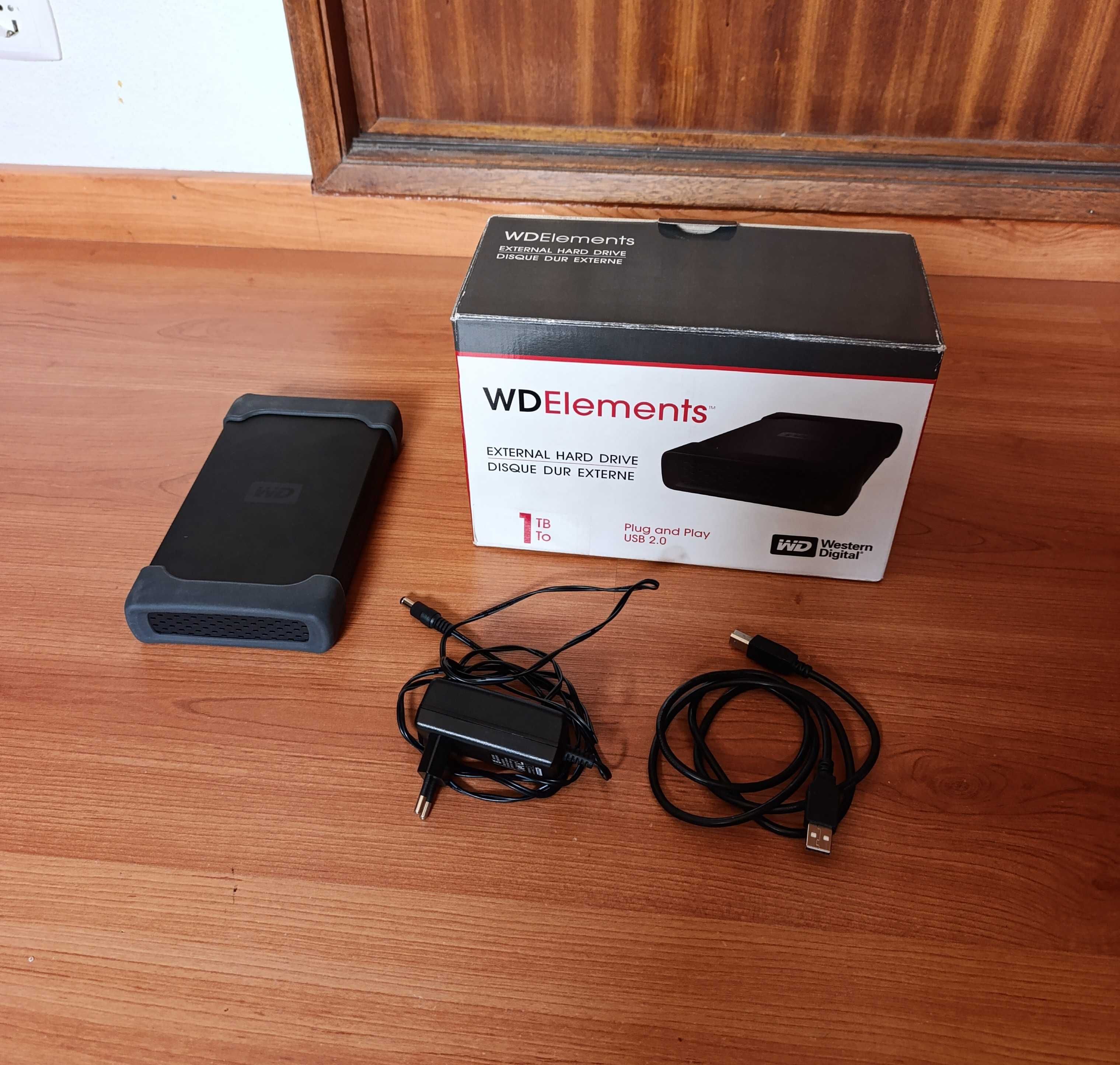 Disco Externo HD 1TB WD Western Digital - Excelente estado