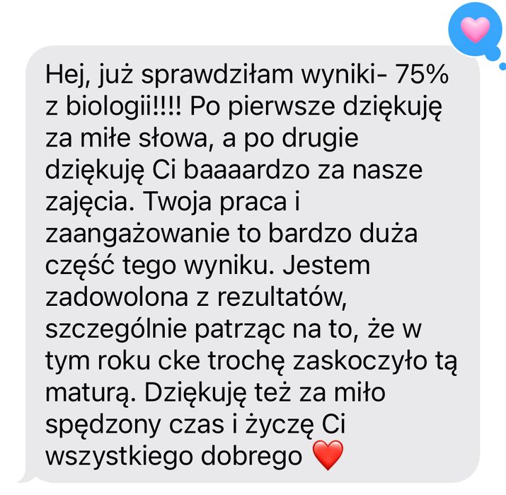 Korepetycje z biologii dla uczniów liceum