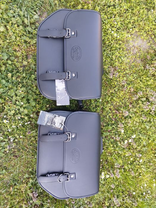 Sakwy motocyklowe boczne Craftride Kentucky 30L  Set chopper Kufry