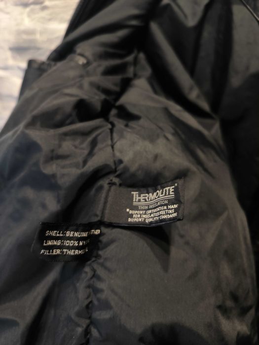Kurtka Skórzana Czarna Vintage Skóra Bomberka