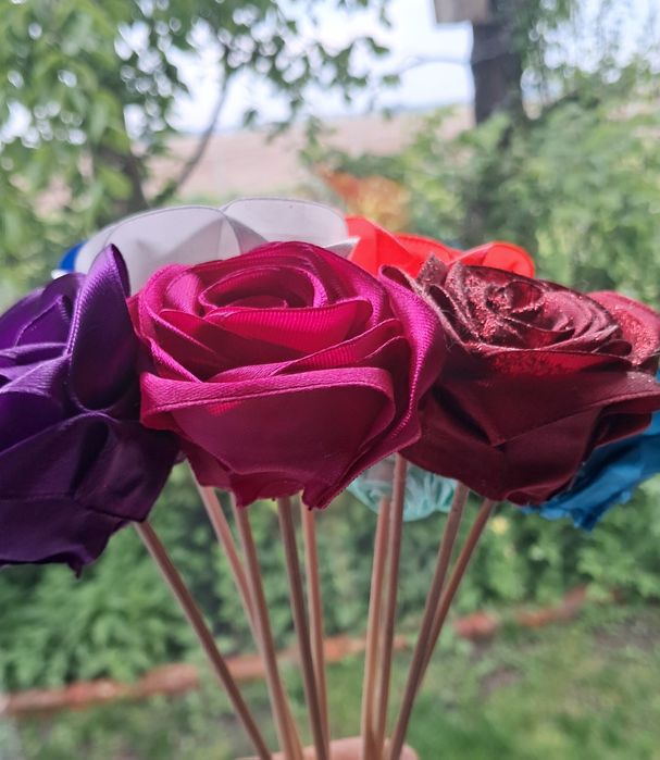 Hand made róże robione ręcznie