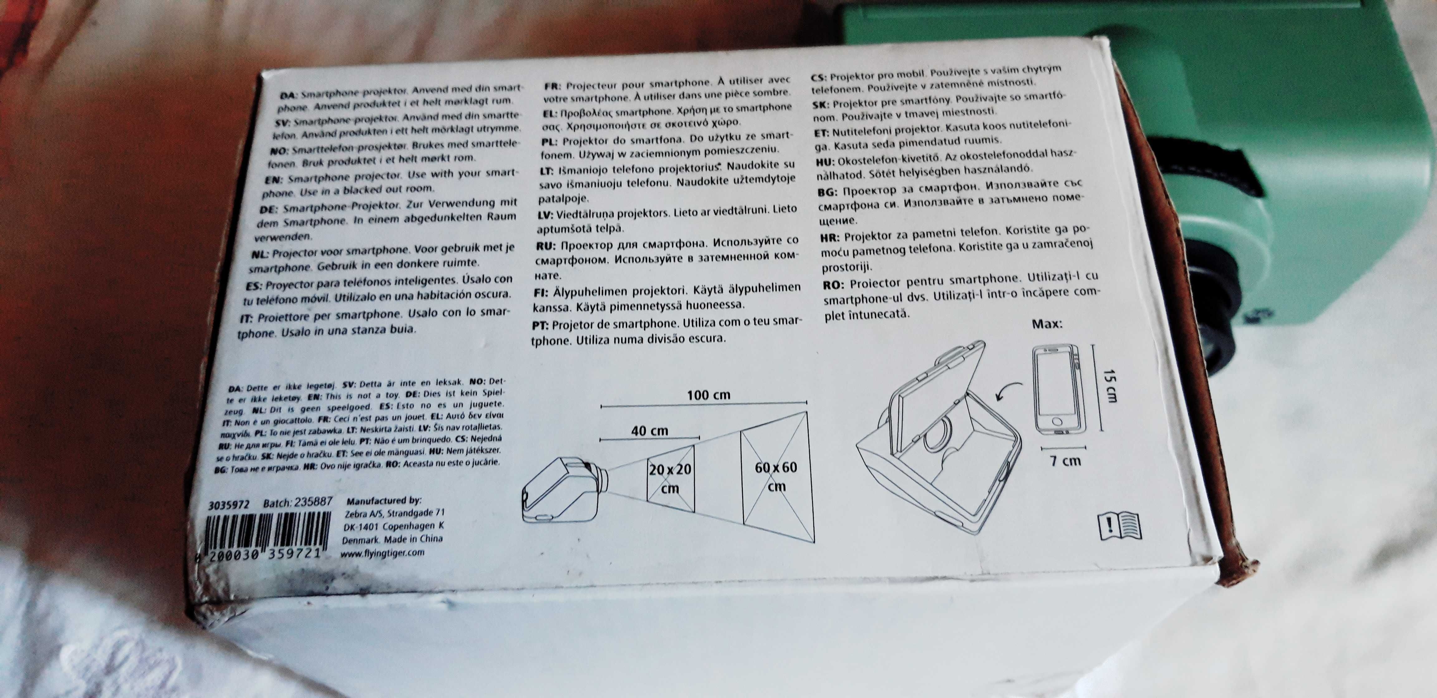 Projector Smartphone ler discrição.