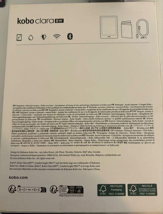 Kobo Clara Bw 16 GB novo