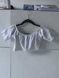 Crop top biały missguided
