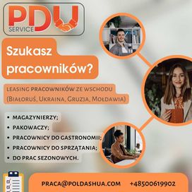 Leasing pracowniczy*Pracownicy z Ukrainy*Rekrutacja