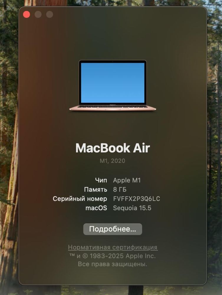 Apple Macbook Air 13 M1 8/256GB, Rose Gold, A2337