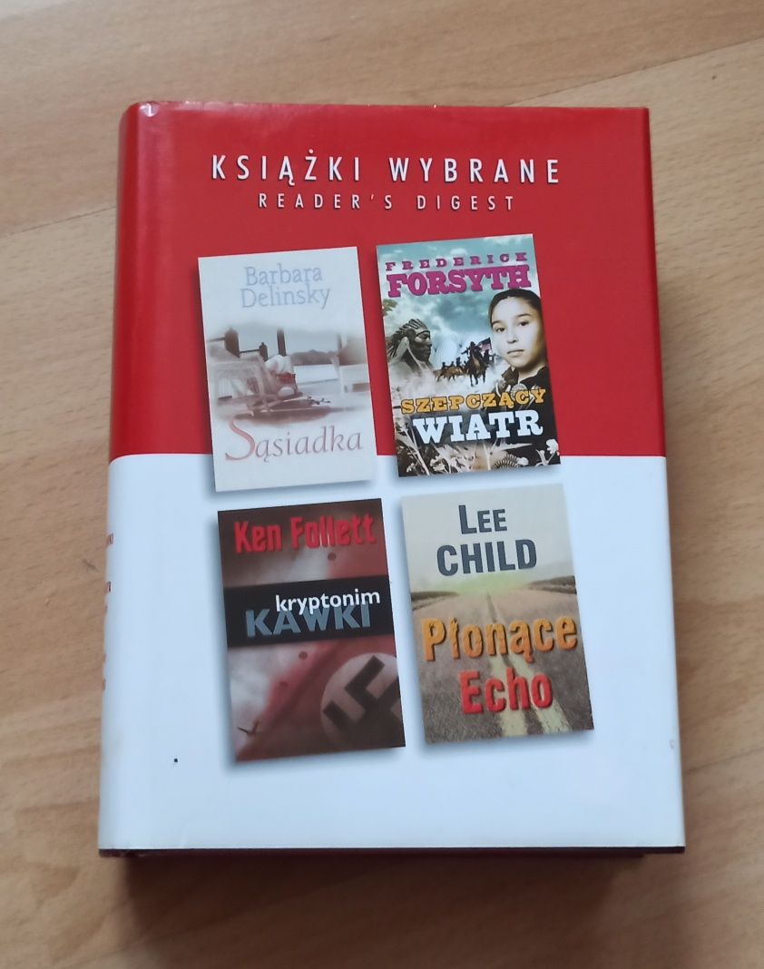 Ksiażki wybrane Reader's Digest Sąsiadka Szepczący wiatr Kryptonim kaw