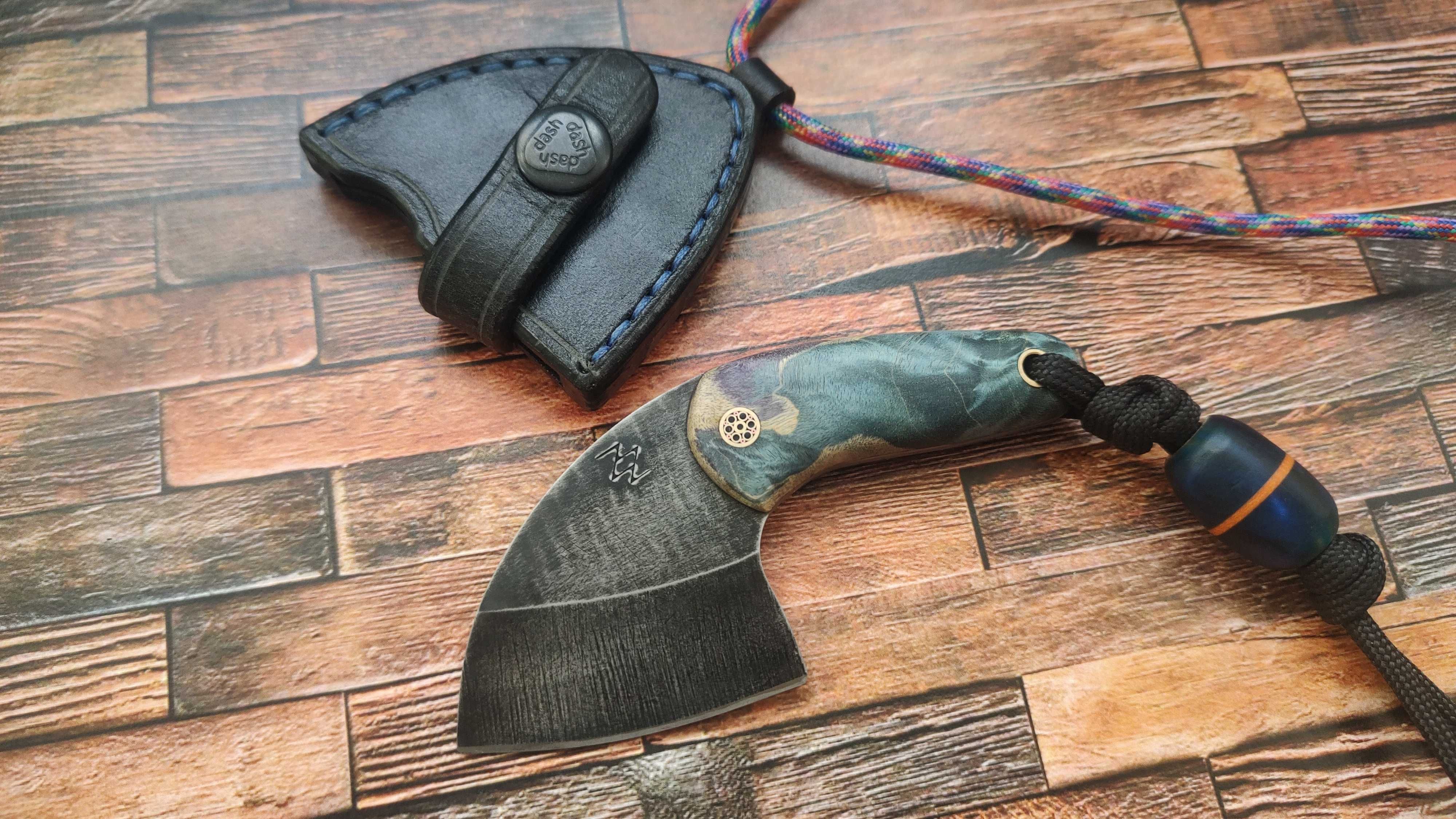 Nóz ZZ Custom, Krewetka, D2, stabilizowany