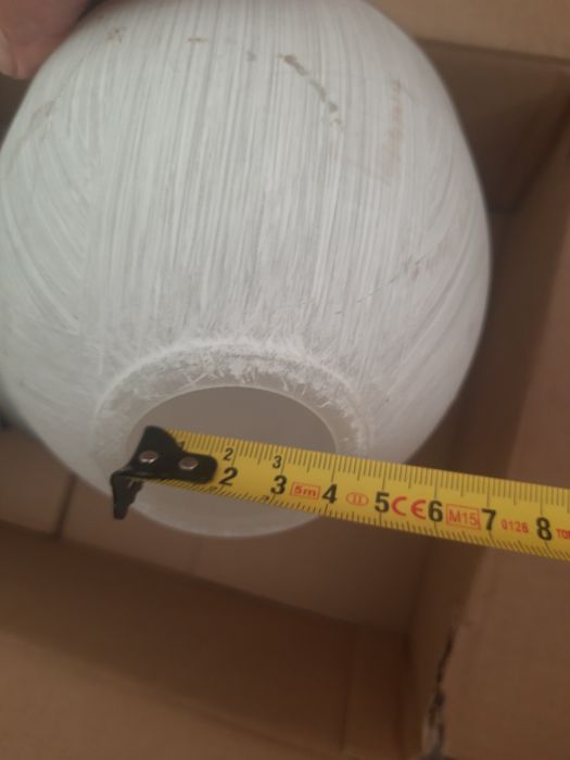 5 x kloszy wykonanych z grubego szkła