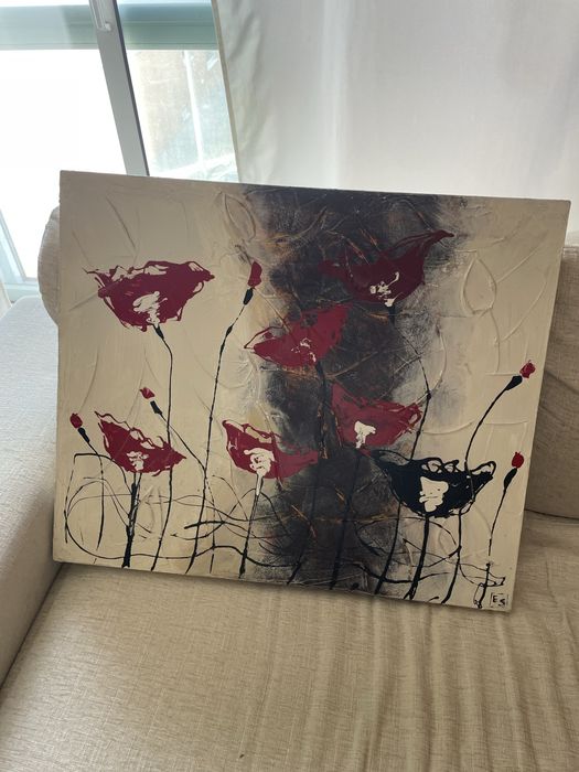 Tela pintada muito bonita