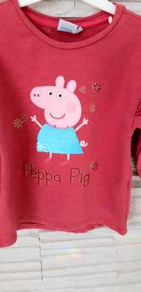 Bluza świnka Peppa Peppa  Pig cekiny  104 jak nowa