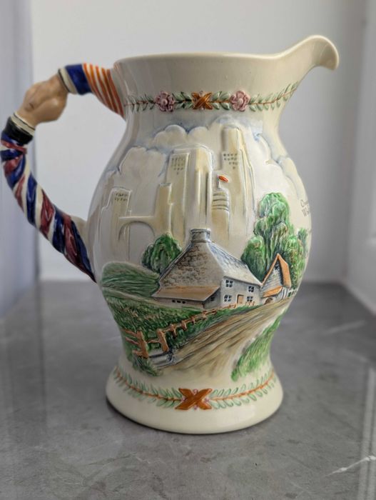 Глечик музичний. Порцеляна. Дружба США і Великобританії 1930-ті роки