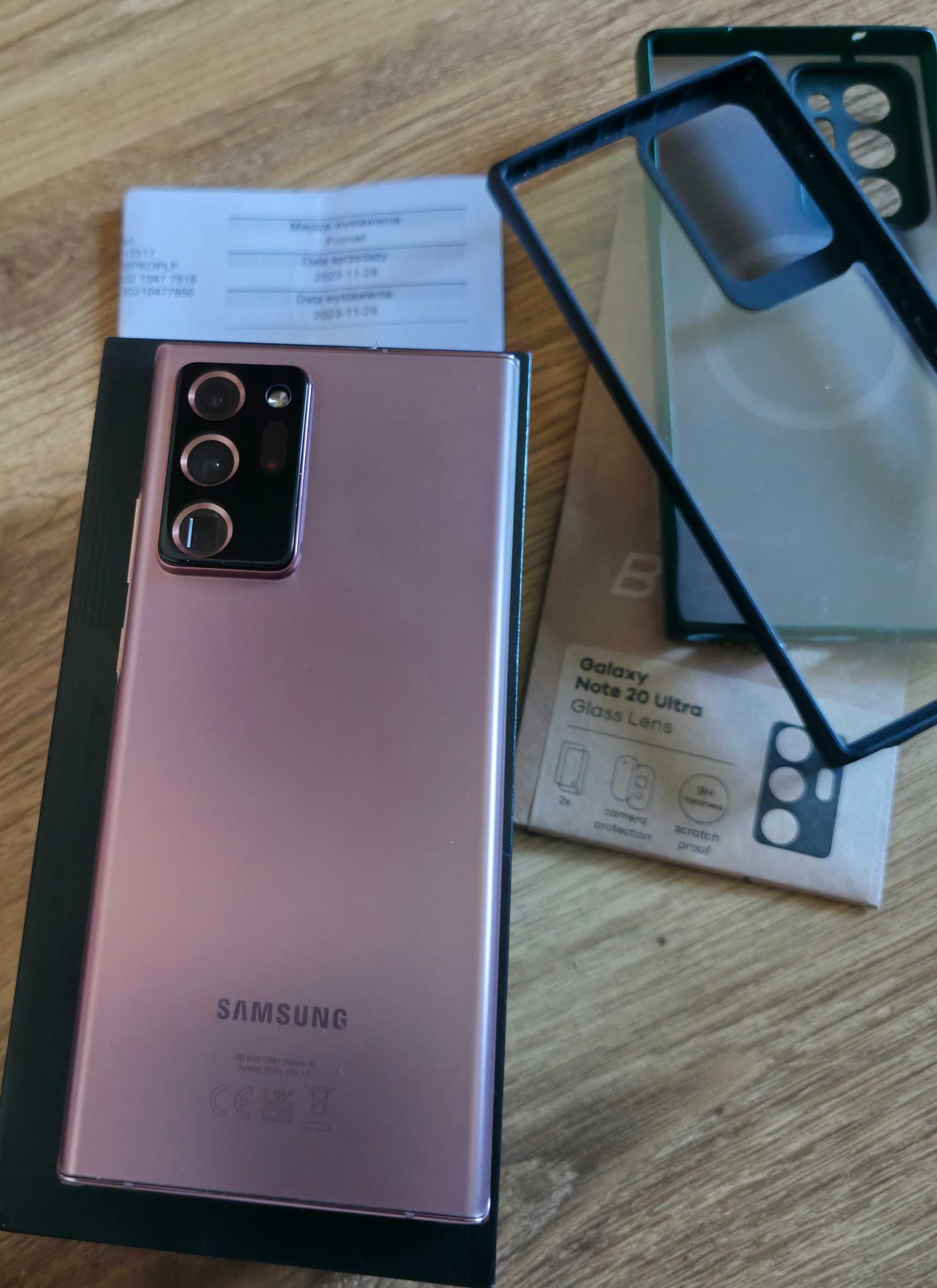 Telefon samsung Note 20 Ultra 256GB bronze 5G N986 gwarancja
