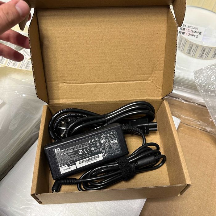Зарядка для ноутбука HP з кабелем розеткою 19,5V 3.33A 65W 4.5-3.0mm