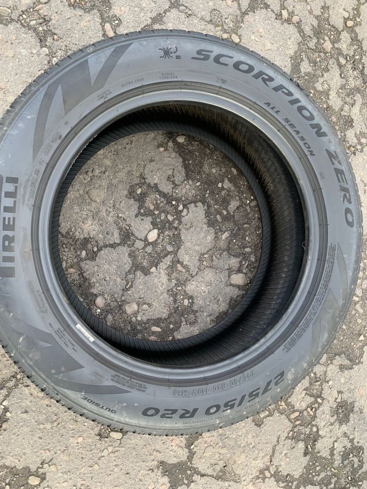 Шини 275/50 R20 Pirelli літо 2019р 6/5,6мм